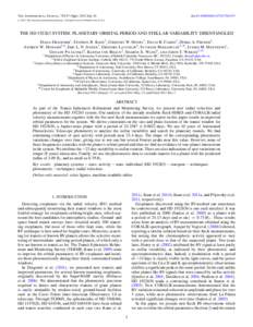 The Astrophysical Journal, 754:37 (9pp), 2012 July 20  Cdoi:637X