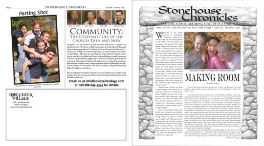 Stonehouse Chronicles  Page 12 Issue #4 - January, 2007