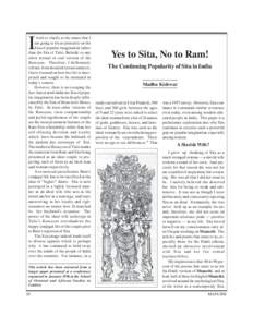 6. Yes to Sita, No to Ram[removed]pmd