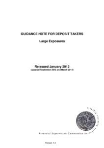 Large Exposures Guidance Notes