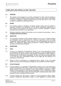 Legal documents / Legal terms / Complaint / Mediation / Ombudsman / Harassment in the United Kingdom / Ethics / Scottish Public Services Ombudsman / Credit ombudsman service / Law / Dispute resolution / Legal professions