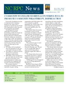 NCRPC News A publication of the North Central Regional Planning Commission Oct./Novwww.ncrpc.org Serving Kansans since 1972