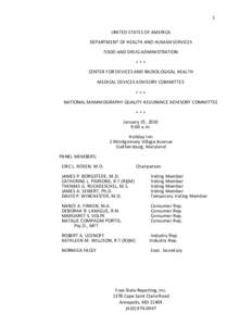 Mammography Quality Standards Act / Mammography / Ribbon symbolism / Food and Drug Administration / American College of Radiology / Digital infrared thermal imaging in health care / Medical physics / Breast cancer / Federal Food /  Drug /  and Cosmetic Act / Medicine / Medical imaging / Cancer screening