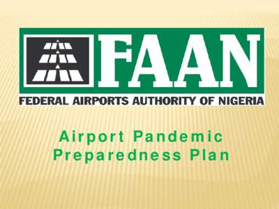 Aviation Pandemic  Preparedness Plan