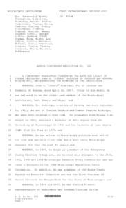 MISSISSIPPI LEGISLATURE By: Senator(s) Michel, Chassaniol, Albritton, Browning, Burton, Butler, Carmichael, Chaney, Davis, Dawkins, Dearing, Doxey,