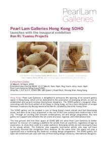    Pearl Lam Galleries Hong Kong SOHO launches with the inaugural exhibition Ren Ri: Yuansu Projects