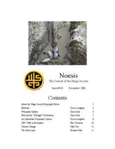 Noesis The Journal of the Mega Society Issue #183