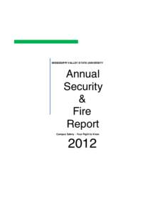 MISSISSIPPI VALLEY STATE UNIVERSITY  Annual Security & Fire