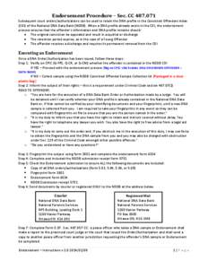 Microsoft Word - Endorsement Procedure - Website 2.0.doc