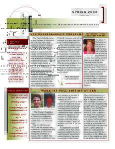 COLORADO STATE UNIVERSITY INSIDE THIS ISSUE: DR. LIEBLER ON SABBATICAL FALL