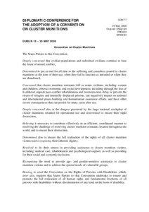 International law / International relations / Cluster bombs / Human rights instruments / International nongovernmental organizations / Cluster munition / Convention on Cluster Munitions / Cluster Munition Coalition / Convention on Certain Conventional Weapons / Laws of war / Mine action / Mine warfare