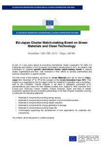 Competitiveness and Innovation Framework Programme / Luxinnovation / Copenhagen Cleantech Cluster / Small and medium enterprises / Clean technology