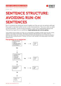 Microsoft Word - Run-on sentences 2011.doc