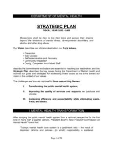 Microsoft Word - DMH FY06 Strategic Plan[removed]doc