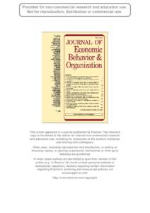 This article appeared in a journal published by Elsevier. The attached copy is furnished to the author for internal non-commercial research and education use, including for instruction at the authors institution and shar