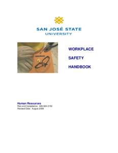 WORKPLACE SAFETY HANDBOOK Human Resources Risk and Compliance: 