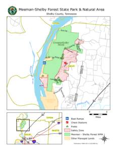 Meeman-Shelby Forest State Park & Natural Area Shelby County, Tennessee TIPTON River R d