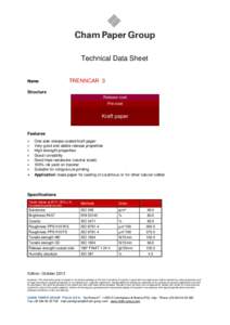 Technical Data Sheet  Name TRENNCAR 3