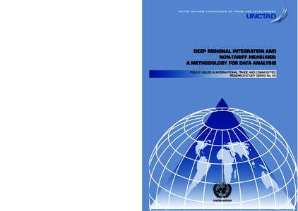 DEEP REGIONAL INTEGRATION AND NON-TARIFF MEASURES: A METHODOLOGY FOR DATA ANALYSIS