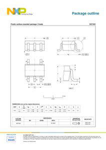 Package outline Plastic surface-mounted package; 5 leads