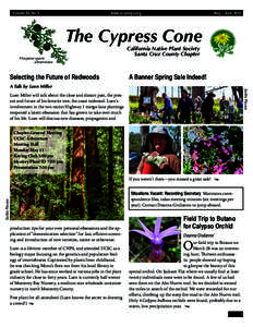 Volume 40, No 3	  www.cruzcnps.org May – June 2015