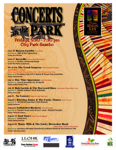 Concerts in the Pask Poster