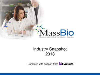 Industry Snapshot 2013 Compiled with support from While employment