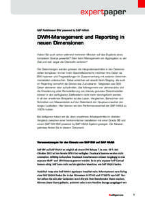 expert paper DWN Management und reporting.indd