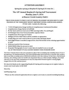 Microsoft Word - Golfer Letter 2014