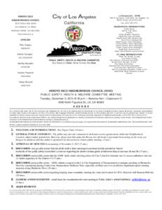 City of Los Angeles  ARROYO SECO NEIGHBORHOOD COUNCIL  California