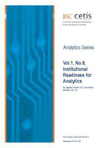 Analytics Series Vol.1, No.8, Institutional