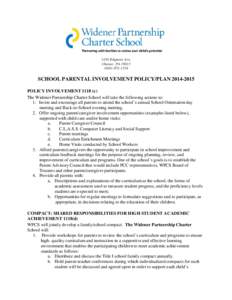 Susquehanna Valley / Online communication between school and home / Widener Partnership Charter School / Child care / Pennsylvania
