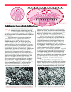 Botanical garden / Chlorogalum / Garden / Botany / Land management / California / Cambridge University Botanic Garden / North American Plant Collections Consortium / University of California Botanical Garden / University of California /  Berkeley / San Francisco Botanical Garden