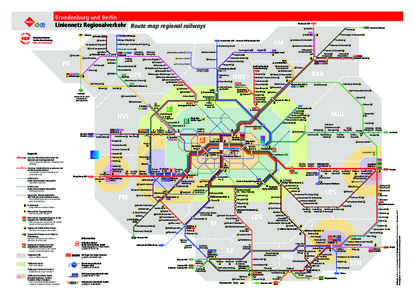 Brandenburg und Berlin Liniennetz Regionalverkehr Route map regional railways Nechlin  Putlitz RB70