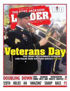 Veterans Day THIS FRIDAY WE CELEBRATE VETERANS AND THANK THEM FOR THEIR SERVICE P12-14 DOUBLING DOWN