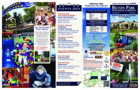 OPEN ALL YEAR  A GREAT FAMILY DAY OUT for only £25.95