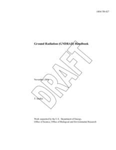 ARM TR-027  Ground Radiation (GNDRAD) Handbook November 2004