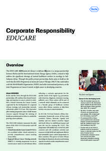 Corporate Responsibility  Educare Overview The EDUCARE (EDUcation for Cancer in African REgions) is a unique partnership