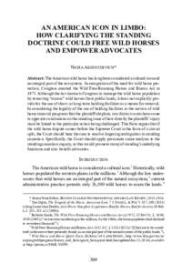 Land management / Bureau of Land Management / Mustang horse / Burro / Velma Bronn Johnston / Horse care / Horse / Title 16 of the United States Code / Wild and Free-Roaming Horses and Burros Act / Equidae / Feral horses / Agriculture