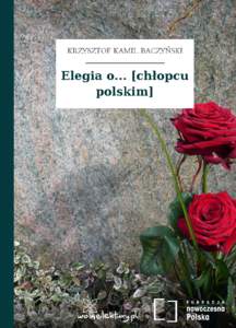 Ta lektura, podobnie jak tysiące innych, jest dostępna on-line na stronie wolnelektury.pl. Utwór opracowany został w ramach projektu Wolne Lektury przez fundację Nowoczesna Polska. KRZYSZTOF KAMIL BACZYŃSKI