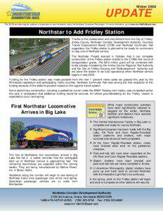 Northstar Line / Fridley / St. Cloud Metropolitan Transit Commission / Light rail in Minnesota / Big Lake / Anoka / Elk River / Hiawatha Line / Northstar / Minnesota / Transportation in Minnesota / Commuter rail in Minnesota