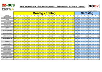 552 Katrinseilbahn - Bahnhof - Steinfeld - Reiterndorf - Sulzbach[removed]gültig ab[removed]