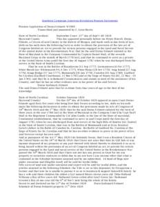 Southern Campaign American Revolution Pension Statements Pension Application of Dorus Felmott: W3969 Transcribed and annotated by C. Leon Harris State of North Carolina} September Court 21 st day of Sept’r AD 1818 Hayw