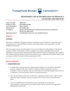 Android software / Tru / Internet ethics / Internet privacy / Thompson Rivers University / Computer network / Privacy / Password / Email / Software / Computing / Ethics