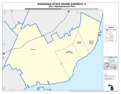 MICHIGAN STATE HOUSE DISTRICTApportionment Plan 0  3