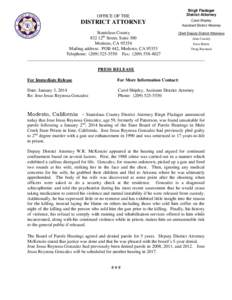 Microsoft Word - gonzalez 164395c0 press release