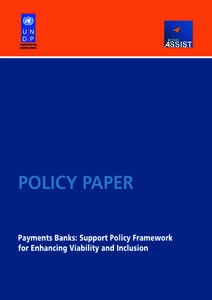 Payment Banks Support Policy  Cover.cdr