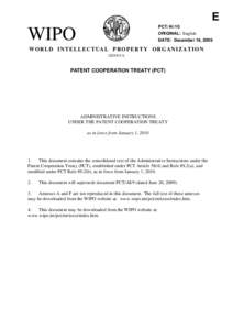 Property law / Patent Cooperation Treaty / Unity of invention / Priority right / Term of patent / Search report / Patent / Computer programs and the Patent Cooperation Treaty / Patent law / Civil law / Law