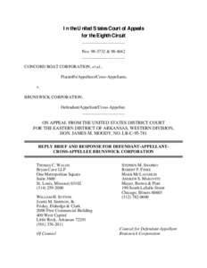 In the United States Court of Appeals for the Eighth Circuit ____________________ Nos[removed] &[removed]____________________ CONCORD BOAT CORPORATION, et al.,