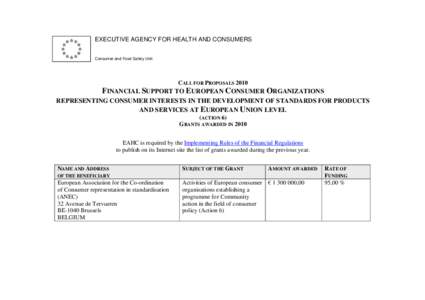 Microsoft Word - European Consumer Org - Annual publication_grants_EAHC 2010_Action 6.doc